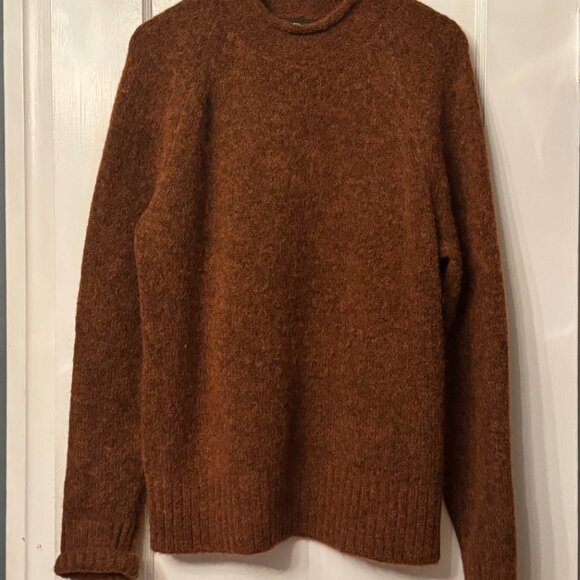 BANANA REPUBLIC Alpaca-Wool Blend Crew-Neck Sweater - Sz Med - Color: Curry - Picture 5 of 5